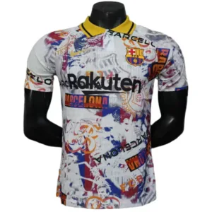 FC Barcelona Camiseta Edición Jugadores 2025 2026 Especial Blanca - Camiseta Barcelona | escamisetasfutbol