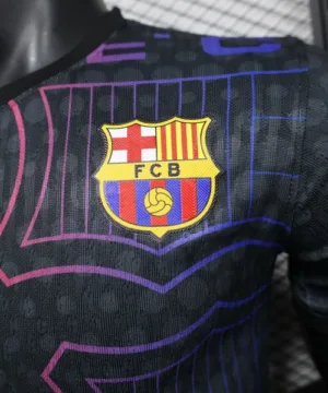 FC Barcelona Camiseta Edición Jugadores 2025 2026 Especial Negra - Camiseta Barcelona | escamisetasfutbol