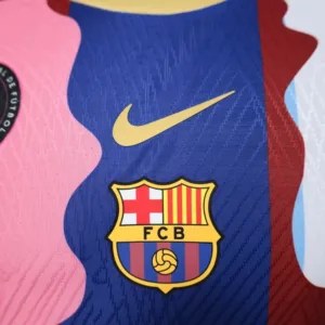 FC Barcelona Camiseta Edición Jugadores 2025 2026 Especial Rosa - Camiseta Barcelona | escamisetasfutbol