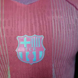 FC Barcelona Camiseta Edición Jugadores 2025 2026 Especial Rosa - Camiseta Barcelona | escamisetasfutbol