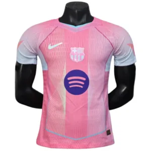 FC Barcelona Camiseta Edición Jugadores 2025 2026 Especial Rosa - Camiseta Barcelona | escamisetasfutbol