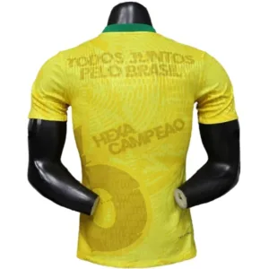 Brasil Camiseta Edición Jugadores 2026 Especial Amarilla - Camiseta Brasil | escamisetasfutbol
