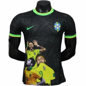 Brasil Camiseta Edición Jugadores 2026 Especial Negra - Camiseta Brasil | escamisetasfutbol