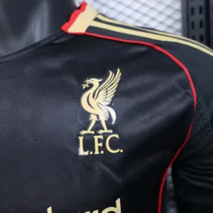 Liverpool Camiseta Edición Jugadores 2025 2026 Especial Negra - Camiseta Liverpool | escamisetasfutbol