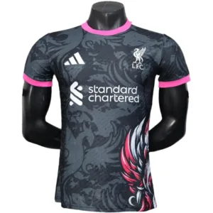 Liverpool Camiseta Edición Jugadores 2025 2026 Especial Negra - Camiseta Liverpool | escamisetasfutbol