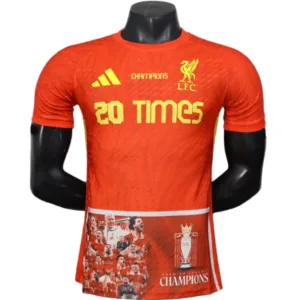 Liverpool Camiseta Edición Jugadores 2025 2026 Especial Roja - Camiseta Liverpool | escamisetasfutbol