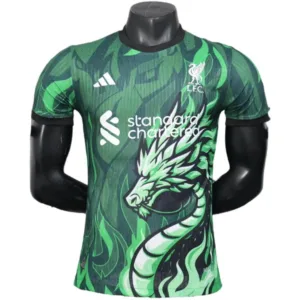 Liverpool Camiseta Edición Jugadores 2025 2026 Especial Verde - Camiseta Liverpool | escamisetasfutbol