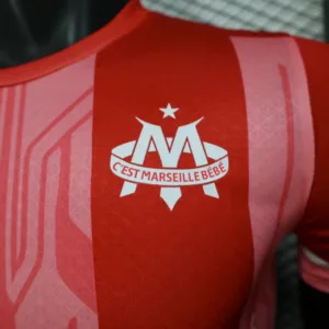 Marsella Camiseta Edición Jugadores 2025 2026 Especial Roja - Camiseta Marsella | escamisetasfutbol