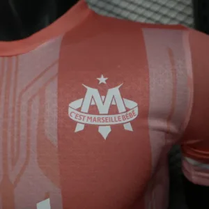 Marsella Camiseta Edición Jugadores 2025 2026 Especial Rosa - Camiseta Marsella | escamisetasfutbol
