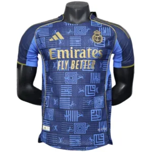 Real Madrid Camiseta Edición Jugadores 2025 2026 Especial Azul - Camiseta Real Madrid | escamisetasfutbol