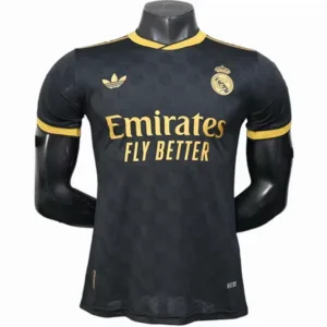 Real Madrid Camiseta Edición Jugadores 2025 2026 Especial Negra - Camiseta Real Madrid | escamisetasfutbol