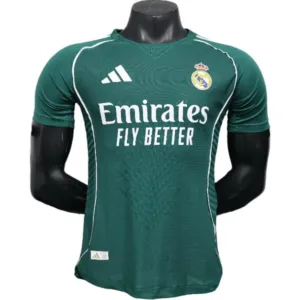 Real Madrid Camiseta Edición Jugadores 2025 2026 Especial Verde - Camiseta Real Madrid | escamisetasfutbol