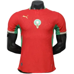 Marruecos Camiseta Edición Jugadores 2026 Casa Roja - Camiseta Marruecos | escamisetasfutbol