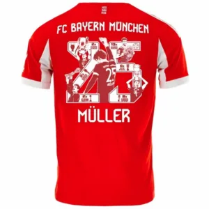 Muller #25 - Bayern Múnich Camiseta 2025 2026 Casa Roja - Camiseta Bayern Múnich 2026 | escamisetasfutbol
