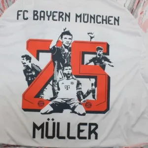 Muller #25 - Bayern Múnich Camiseta 2025 2026 Segunda Blanca - Camiseta Bayern Múnich 2026 | escamisetasfutbol
