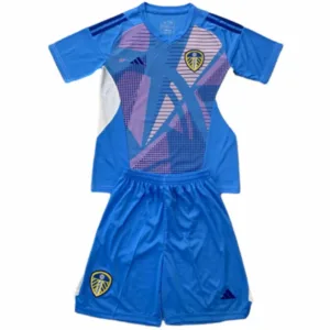 Leeds United Niños Conjunto 2024 2025 Portero Azul - Tuta Leeds United Niños | escamisetasfutbol