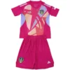 Leeds United Niños Conjunto 2024 2025 Portero Rosa - Tuta Leeds United Niños | escamisetasfutbol