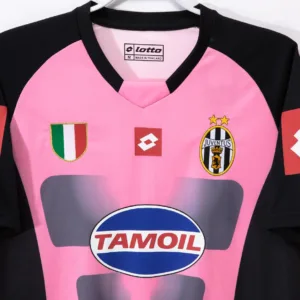 Juventus Camiseta 2001 2002 Portero Rosa - Camiseta Juventus | escamisetasfutbol