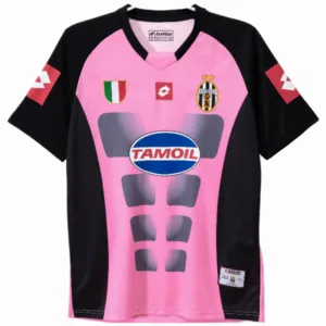 Juventus Camiseta 2001 2002 Portero Rosa - Camiseta Juventus | escamisetasfutbol