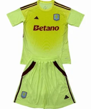 Aston Villa Conjunto 2025 2026 Portero Amarillo - Maglia Aston Villa | escamisetasfutbol