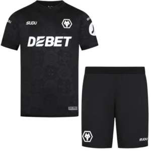 Wolves FC Conjunto 2025 2026 Portero Negro - Wolves Fc Equipacion | escamisetasfutbol