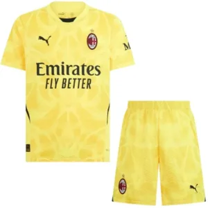 AC Milan Niños Conjunto 2024 2025 Portero Amarillo - Tuta AC Milan Niños | escamisetasfutbol