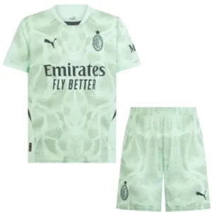 AC Milan Niños Conjunto 2024 2025 Portero Verde - Tuta AC Milan Niños | escamisetasfutbol