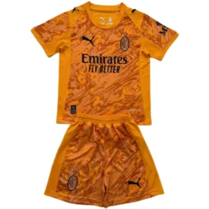 AC Milan Niños Conjunto 2025 2026 Portero Naranja - Tuta AC Milan Niños | escamisetasfutbol