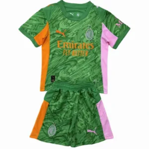 AC Milan Niños Conjunto 2025 2026 Portero Verde - Tuta AC Milan Niños | escamisetasfutbol