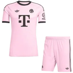 Bayern Múnich Niños Conjunto 2025 2026 Portero Rosa - Bayern Múnich Niños Barata | escamisetasfutbol
