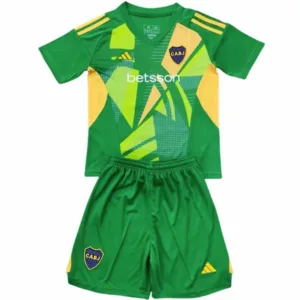 Boca Juniors Niños Conjunto 2024 2025 Portero Verde - Tuta Boca Juniors Niños | escamisetasfutbol