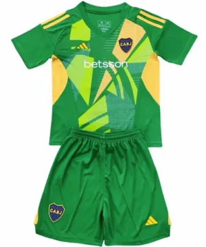 Boca Juniors Niños Conjunto 2024 2025 Portero Verde - Tuta Boca Juniors Niños | escamisetasfutbol