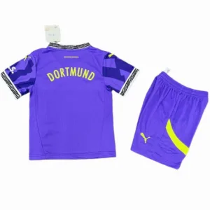 Borussia Dortmund Niños Conjunto 2025 2026 Portero Púrpura - Tuta Borussia Dortmund Niños | escamisetasfutbol