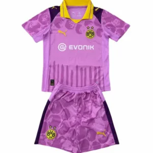 Borussia Dortmund Niños Conjunto 2025 2026 Portero Rosa - Tuta Borussia Dortmund Niños | escamisetasfutbol