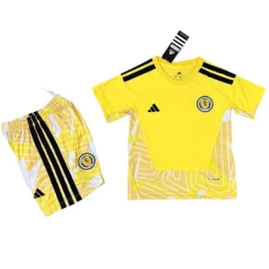 Escocia Niños Conjunto 2026 Portero Amarillo - Escocia Niños Barata | escamisetasfutbol