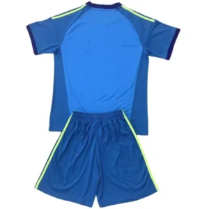 España Niños Conjunto 2026 Portero Azul - España Niños Barata | escamisetasfutbol