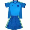 España Niños Conjunto 2026 Portero Azul - España Niños Barata | escamisetasfutbol