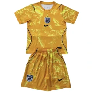 Inglaterra Niños Conjunto 2026 Portero Amarillo - Inglaterra Niños Barata | escamisetasfutbol