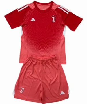 Juventus Niños Conjunto 2025 2026 Portero Rojo - Equipación Juventus Niños | escamisetasfutbol