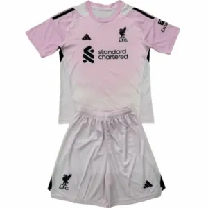 Liverpool Niños Conjunto 2025 2026 Portero Rosa - Equipacion Liverpool Niños | escamisetasfutbol