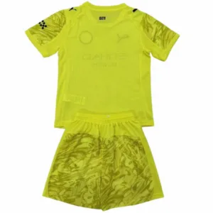 Manchester City Niños Conjunto 2025 2026 Portero Amarillo - Equipacion Manchester City Niños | escamisetasfutbol