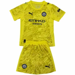 Manchester City Niños Conjunto 2025 2026 Portero Amarillo - Equipacion Manchester City Niños | escamisetasfutbol