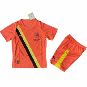 Manchester City Niños Conjunto 2025 2026 Portero Naranja - Equipacion Manchester City Niños | escamisetasfutbol