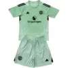 Manchester United Niños Conjunto 2025 2026 Portero Verde - Equipacion Manchester United Niños | escamisetasfutbol