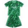 Paris Saint Germain Niños Conjunto 2024 2025 Portero Verde - Tuta Paris Saint Germain Niños | escamisetasfutbol