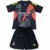 Real Madrid Niños Conjunto 2024 2025 Portero Negro - Tuta Real Madrid Niños | escamisetasfutbol