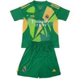 Real Madrid Niños Conjunto 2024 2025 Portero Verde - Tuta Real Madrid Niños | escamisetasfutbol