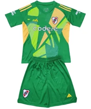 River Plate Niños Conjunto 2024 2025 Portero Verde - Tuta River Plate Niños | escamisetasfutbol