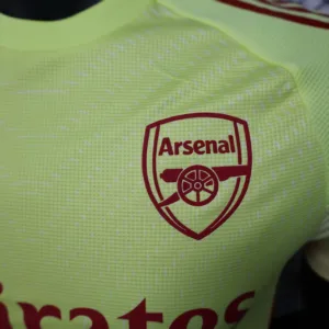 Arsenal Camiseta Edición Jugadores 2025 2026 Portero Amarilla - Camiseta Arsenal | escamisetasfutbol