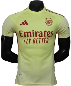 Arsenal Camiseta Edición Jugadores 2025 2026 Portero Amarilla - Camiseta Arsenal | escamisetasfutbol